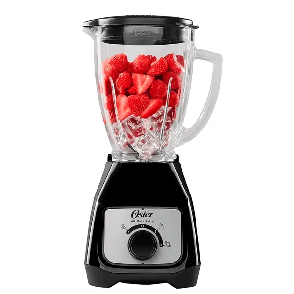 Licuadora Oster con Vaso Plástico y Control Giratorio 1.5 Litros 550W